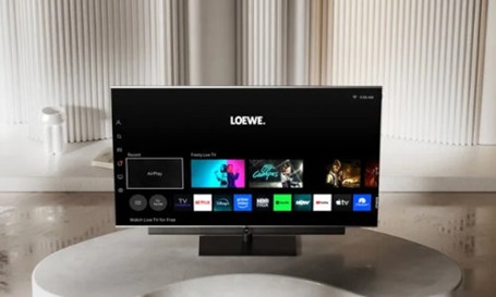 Loewe Antares UHD mit dem Hauptmenü